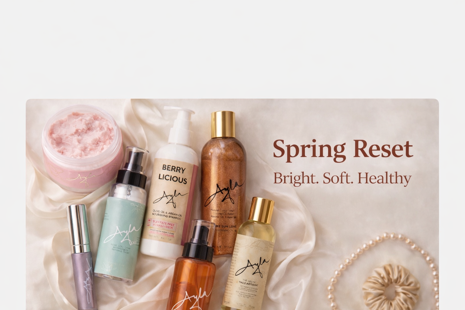 Spring Skincare & Haircare Reset: Repair Dry Skin and Damaged Hair After Winter.
