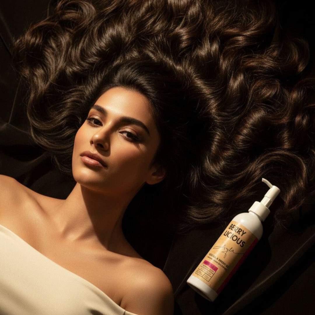 Sulphate Free Shampoo-Raspberry and Grape scent-.