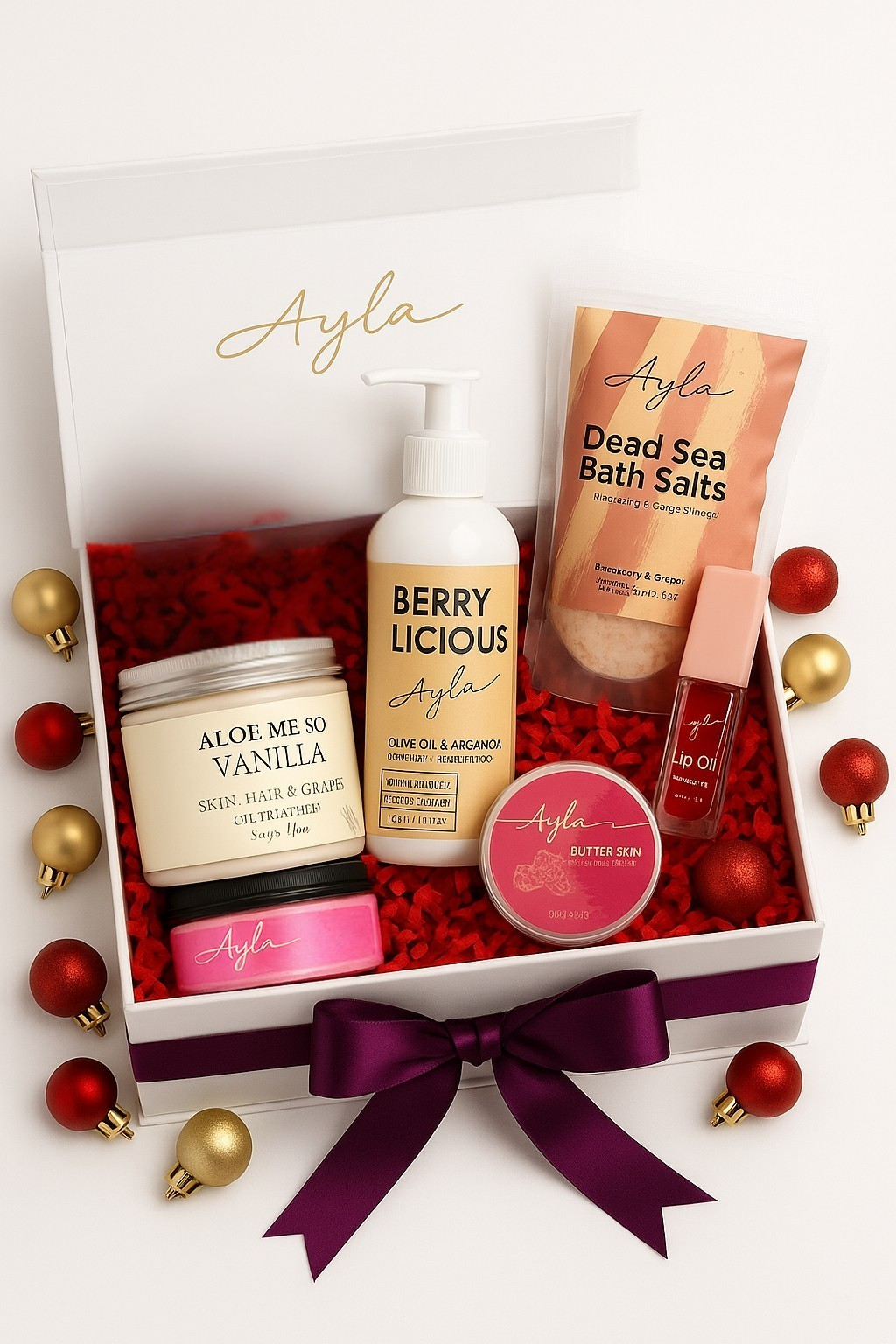 Frosted Bloom Christmas gift Box