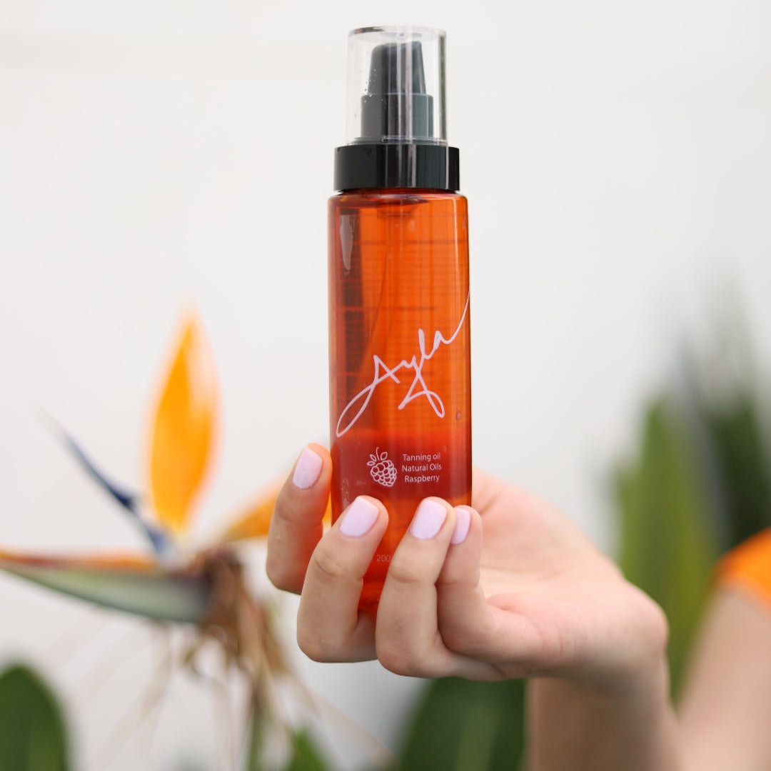 Natural oils-Tanning oil- Raspberry