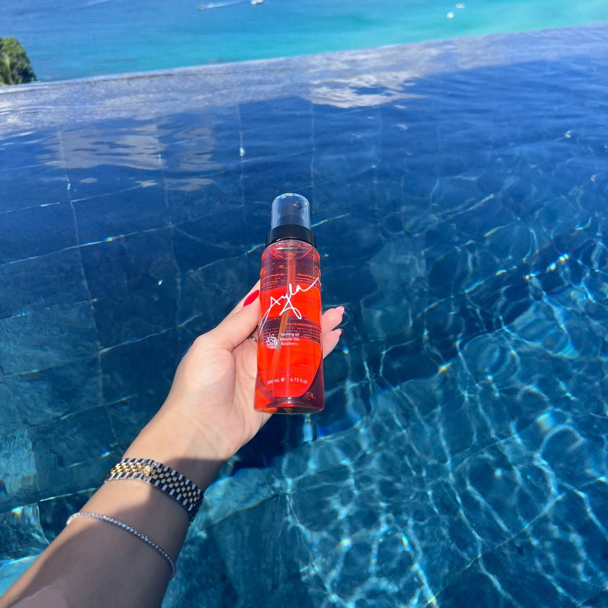 Natural oils-Tanning oil- Raspberry