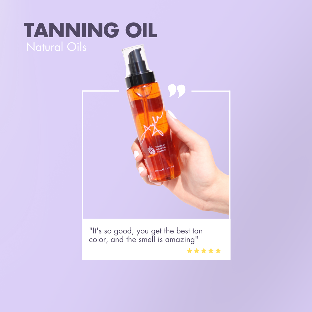 Natural oils-Tanning oil- Raspberry
