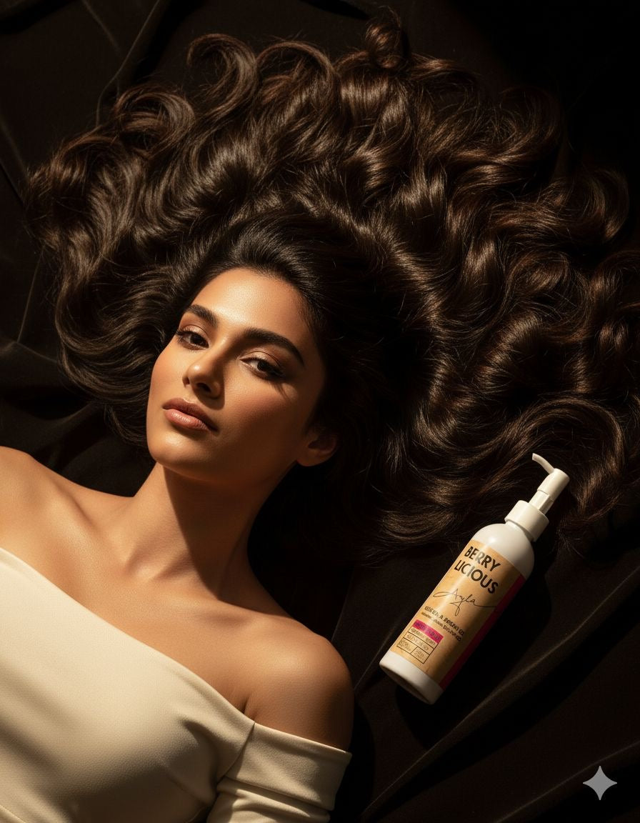 Sulphate Free Shampoo-Raspberry and Grape scent-.