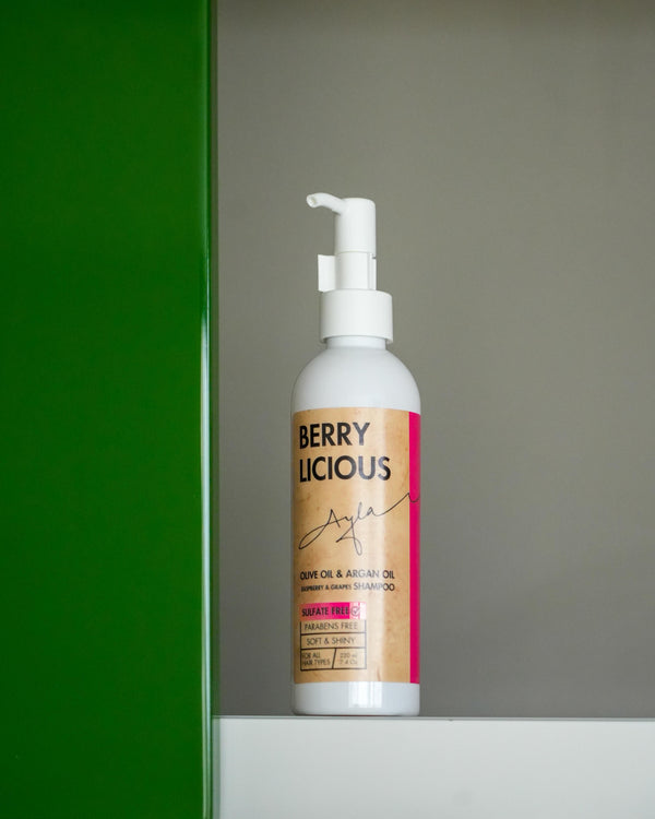 Sulphate Free Shampoo-Raspberry and Grape scent-.