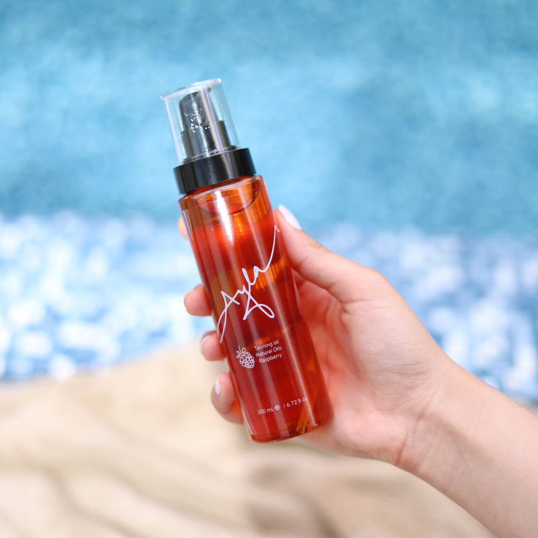Natural oils-Tanning oil- Raspberry