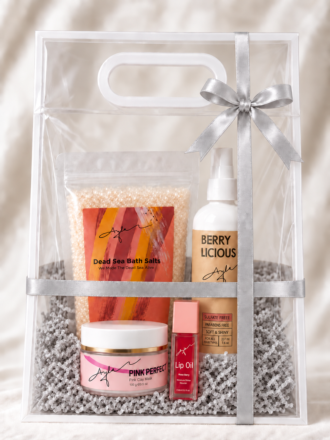 The Luxury Gift Set with Silver Ribbon